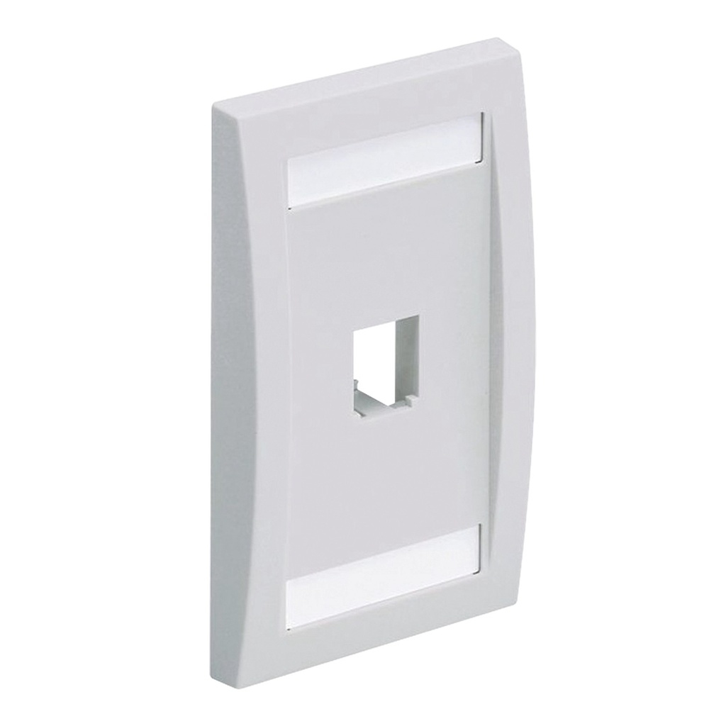[CFPE1WHY] Panduit - Face Plate Mini-Com Placa Frontal para Keystone 1 Puerto Blanco [Unidad]