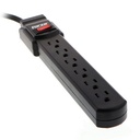 [PS-611UL] Forza - Regleta 1800W 120V 5-15R Con [6] Tomas