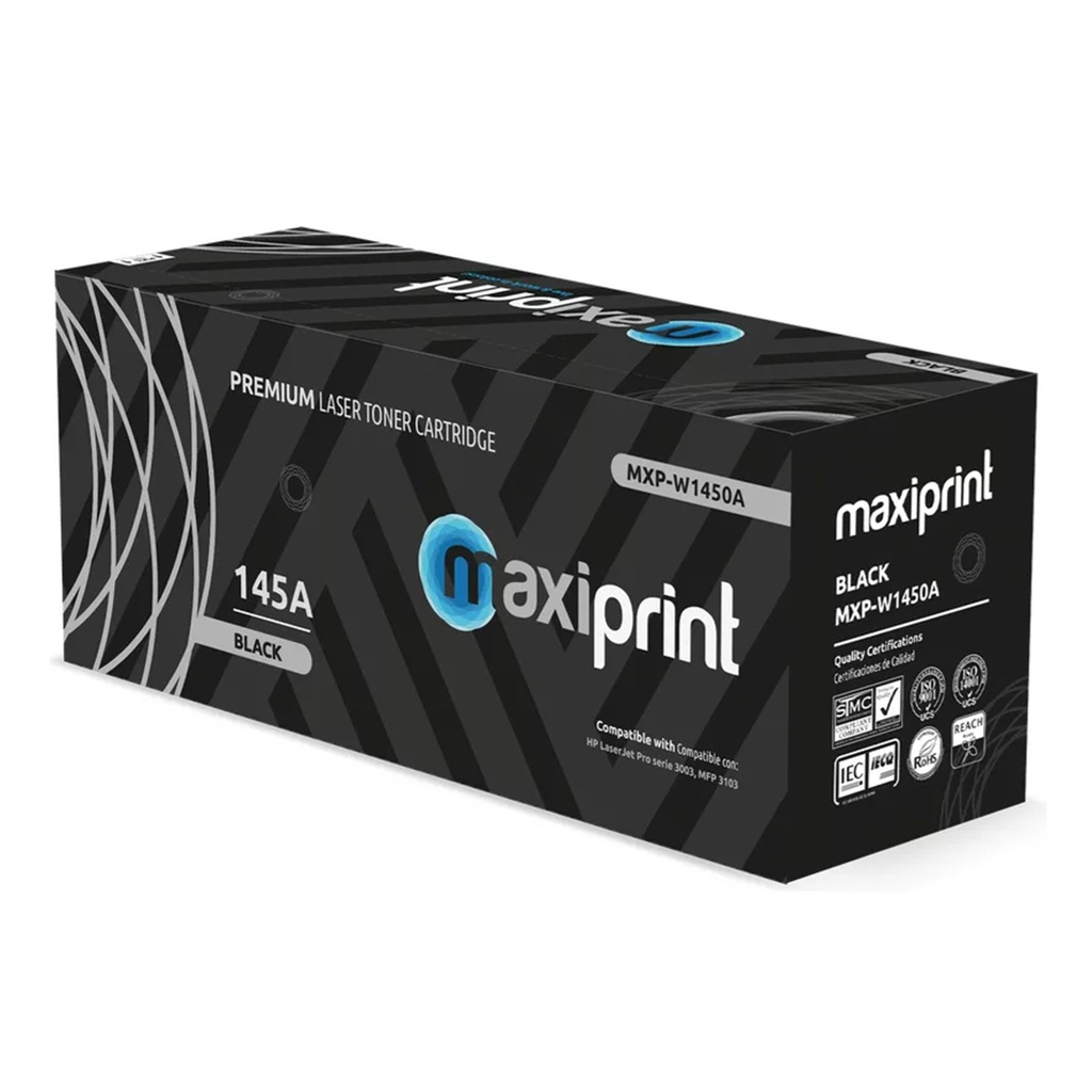 [MXP-W1450A] Maxiprint - Toner Maxiprint Compatible con HP W1450A [Serie 1]45A negro