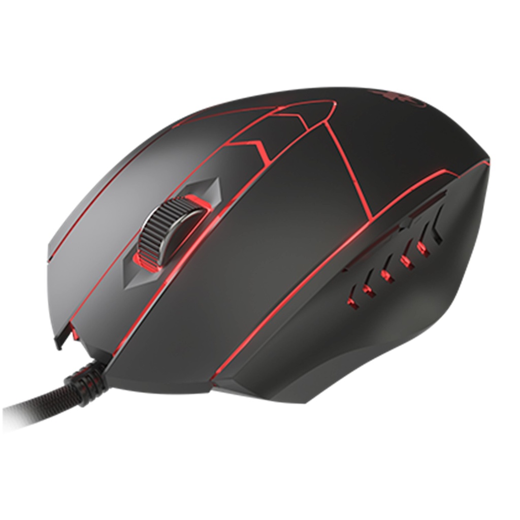 [XTM-810] Xtech - Mouse Optico Alambrico Gaming Stauros 6 botones USB con luz 