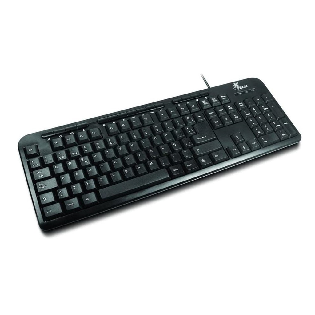 [XTK-130] Xtech - Teclado Alambrico Multimedia 