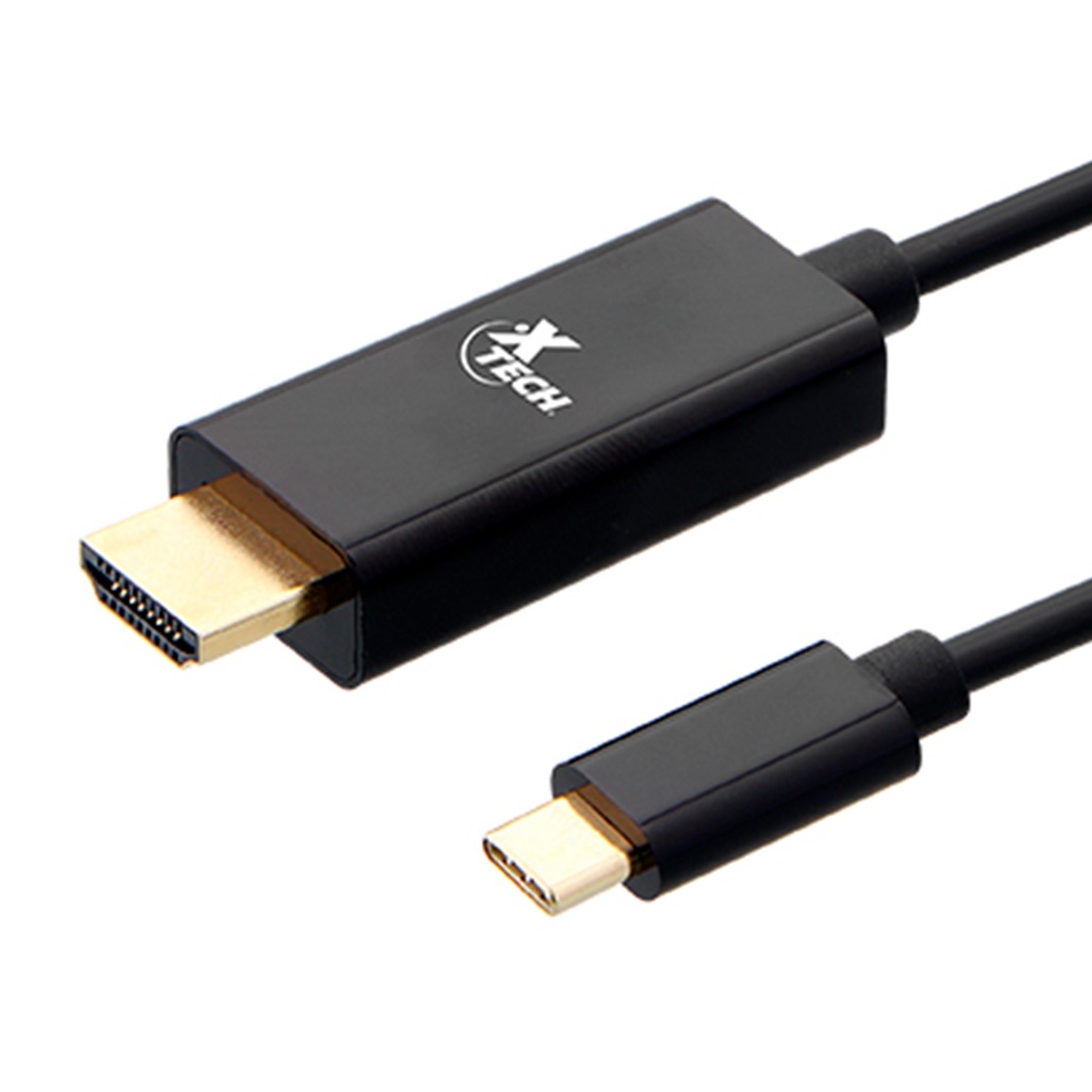 [XTC545] Xtech - Cable con Conector Usb Tipo C Macho a Hdmi Macho Hasta 3840x2160P