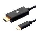 [XTC545] Xtech - Cable con Conector Usb Tipo C Macho a Hdmi Macho Hasta 3840x2160P