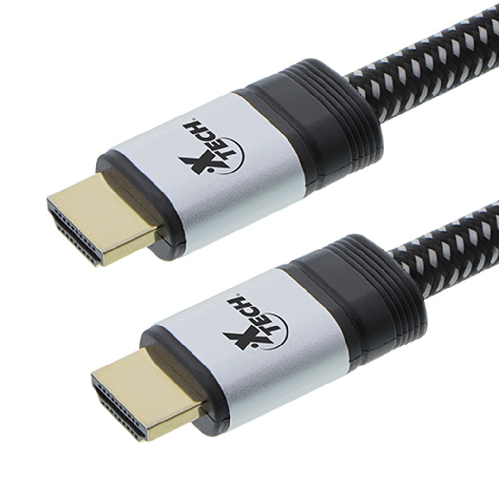[XTC626] Xtech - Cable trenzado HDMI Macho a Hdmi Macho Alta Velocidad 3840x2160P a 60H