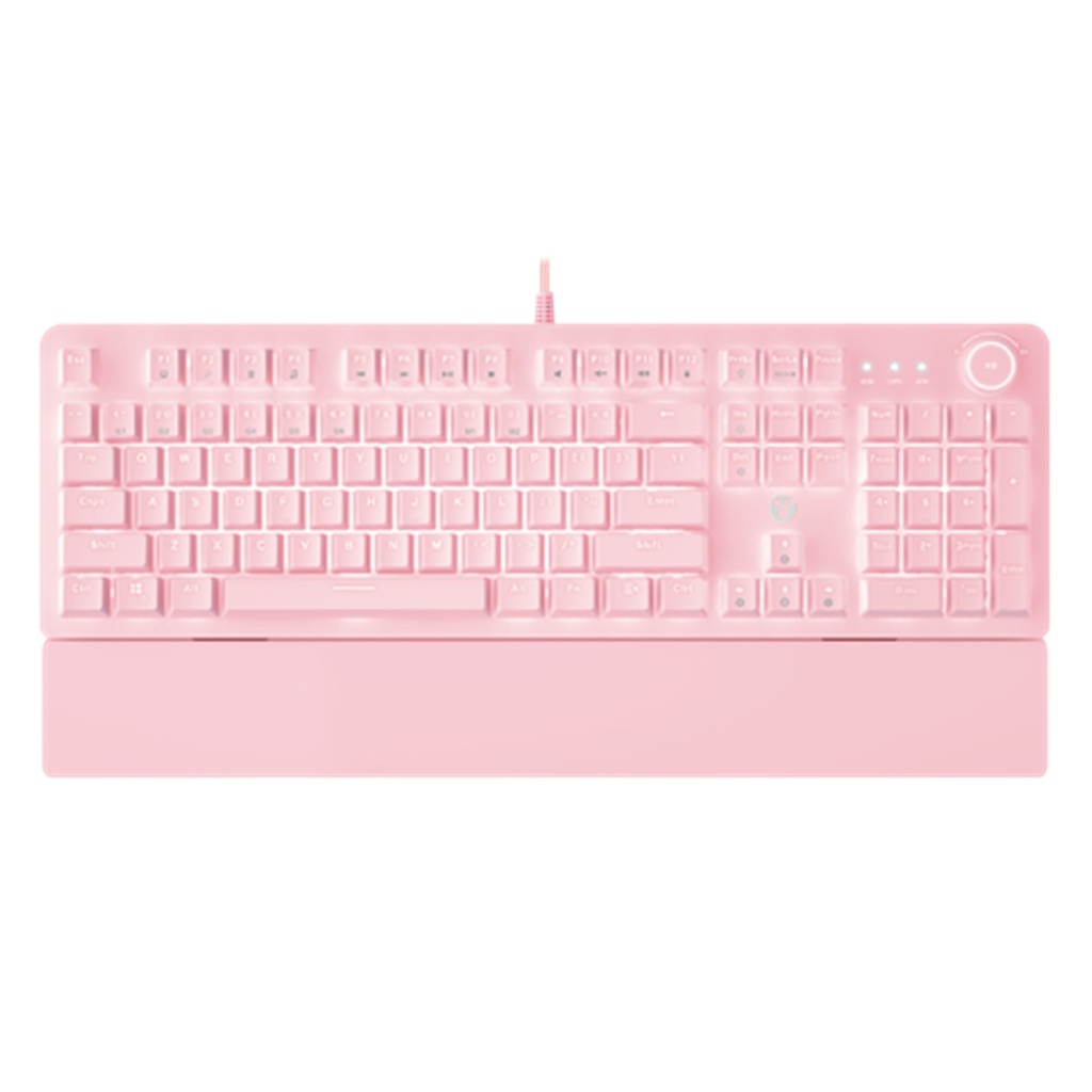[MK853-PINK] Fantech - Teclado MaxPower Ingles Gaming [Rosado]