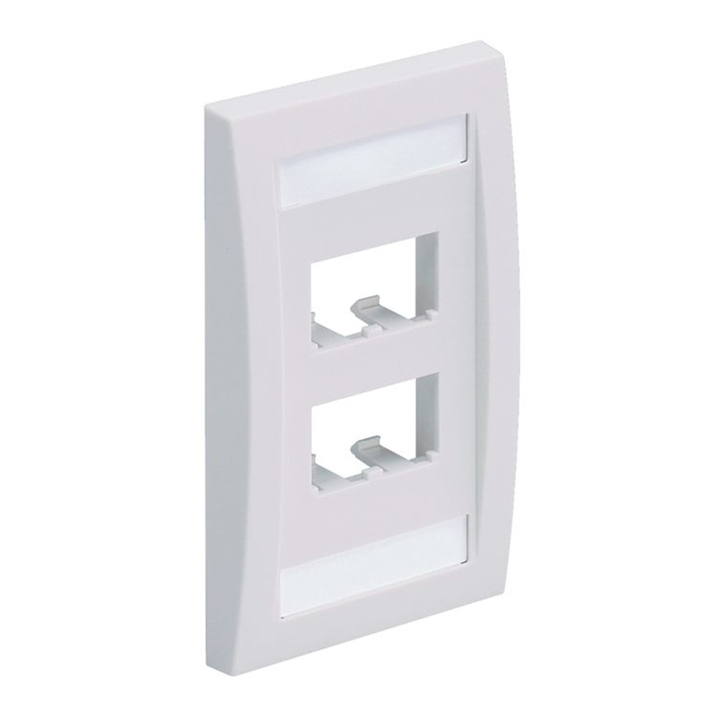 [CFPE4WHY] Panduit - FacePlate Mini-Com  4 Toma Blanco [Unidad]