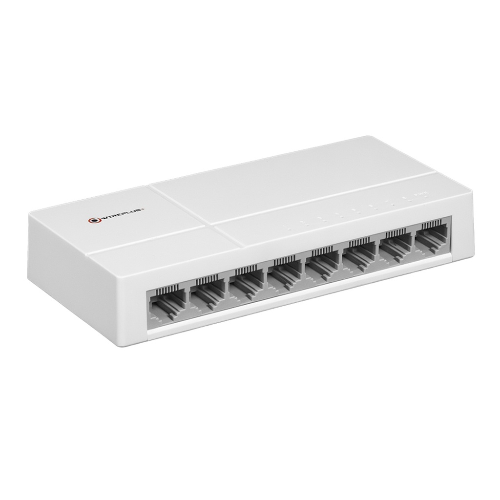 [WP-108P] Wireplus - Switch de Escritorio de 8 Puertos a  a 10/100 Mbps