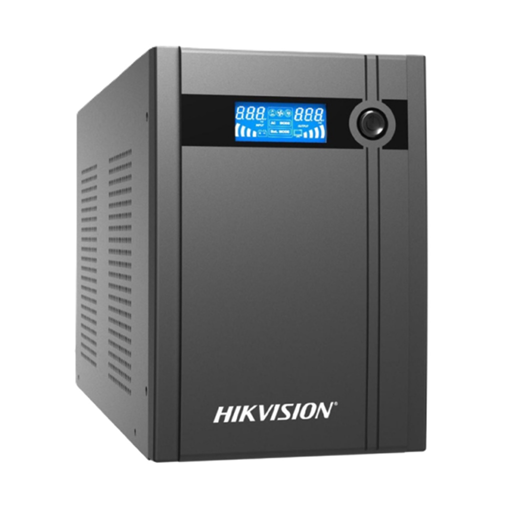 [DS-UPS2000-x] Hikvision - UPS 2000VA / 1200W [6] Tomas NEMA 5-15R [4 con Respaldo] y [2 sin Respaldo]