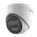 [DS-2CD1363G2-LIUF(2.8mm)(O-STD)] Hikvision - Cámara Domo/Turret IP [6Mp] 30 mts IR + 30 mts Luz Blanca Micrófono Integrado ACUSENSE Lite Exterior IP67 H.265 PoE ONVIF Micro SD Lente 2.8 mm