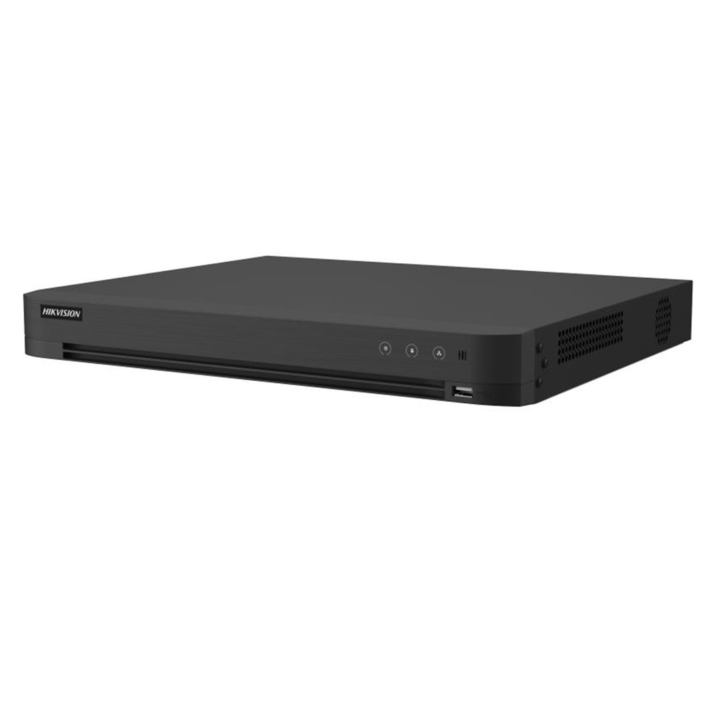 [iDS-7216HQHI-M2/XT] Hikvision - DVR [3K] Pentahibrido AcuSense 16 Canales TurboHD + 4 Canales IP