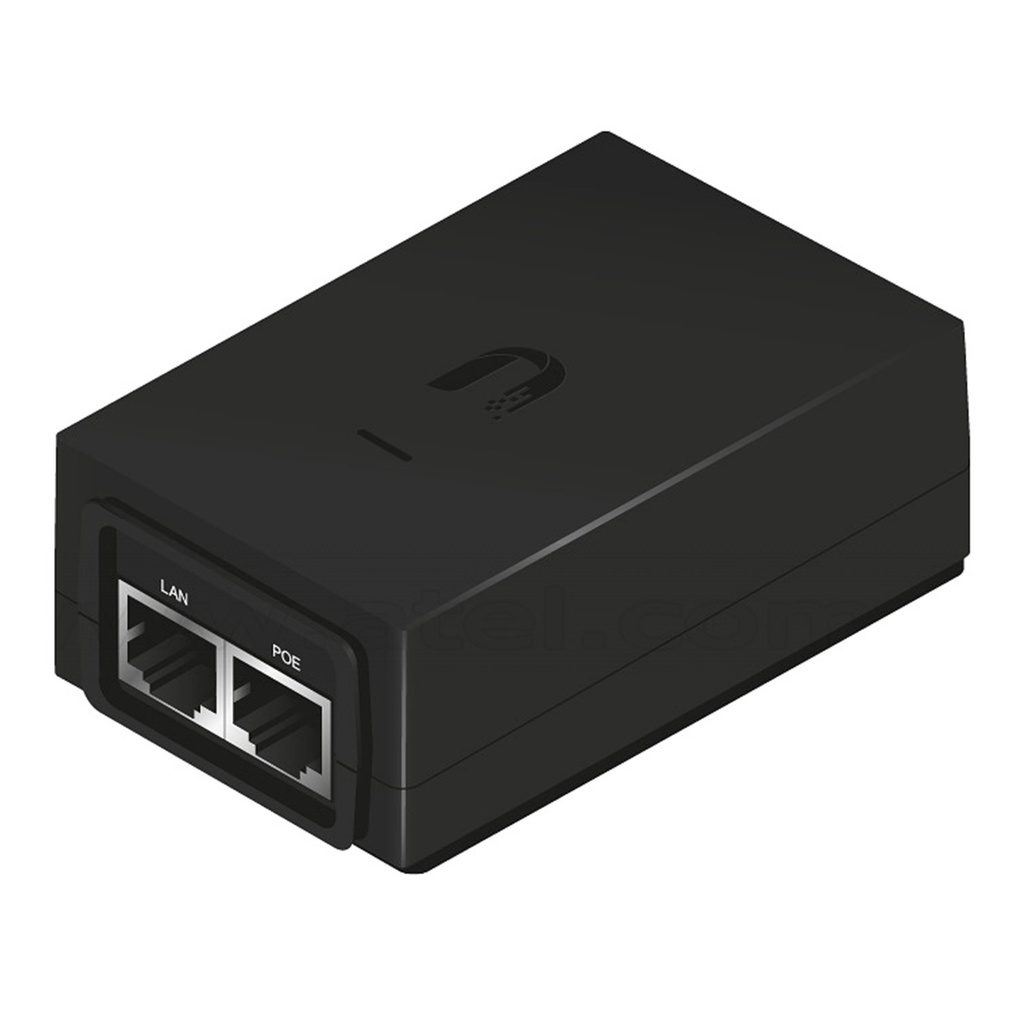 [POE-48-24W] Ubiquiti - Adaptador PoE Ubiquiti de 48 VDC 0.5 A