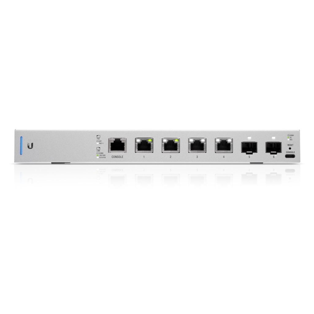 [US-XG-6POE] Ubiquiti - Switch UniFi 7 Puertos [1 Puerto Consola + 4 Puertos PoE++ 802.3bt + 2 Puertos SFP+]