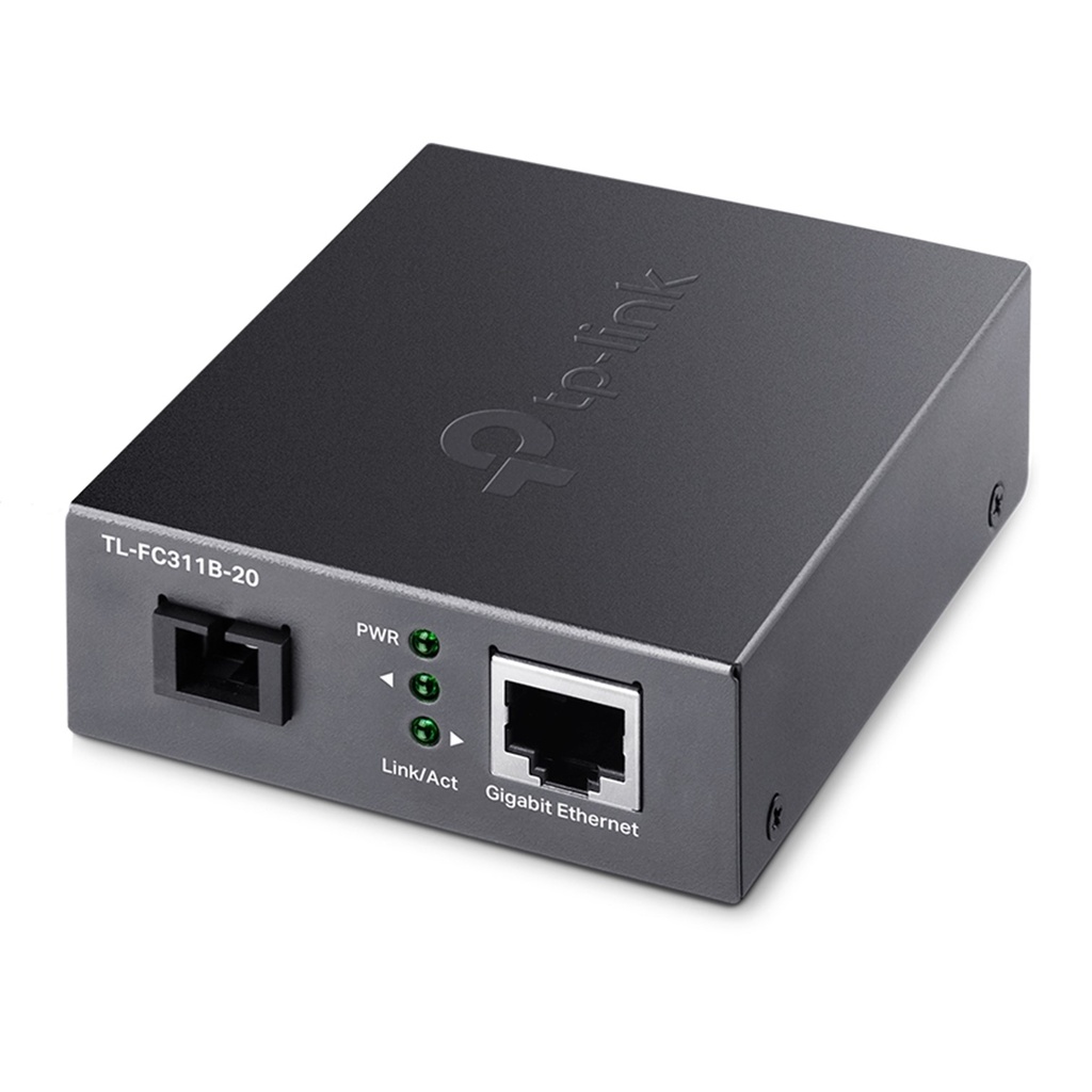 [TL-FC311B-20] TP-Link - Convertidor de medios Gigabit WDM