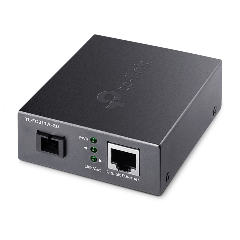 [TL-FC311A-20] TP-Link - Convertidor de medios Gigabit WDM