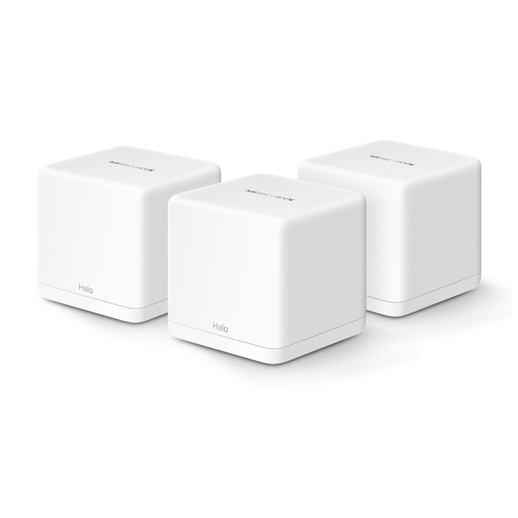 [HALO-H60X-3PACK] Mercusys - Router Inalambrico Wi-Fi 6 Doble Banda Mesh AX1500 [3 Unidades]