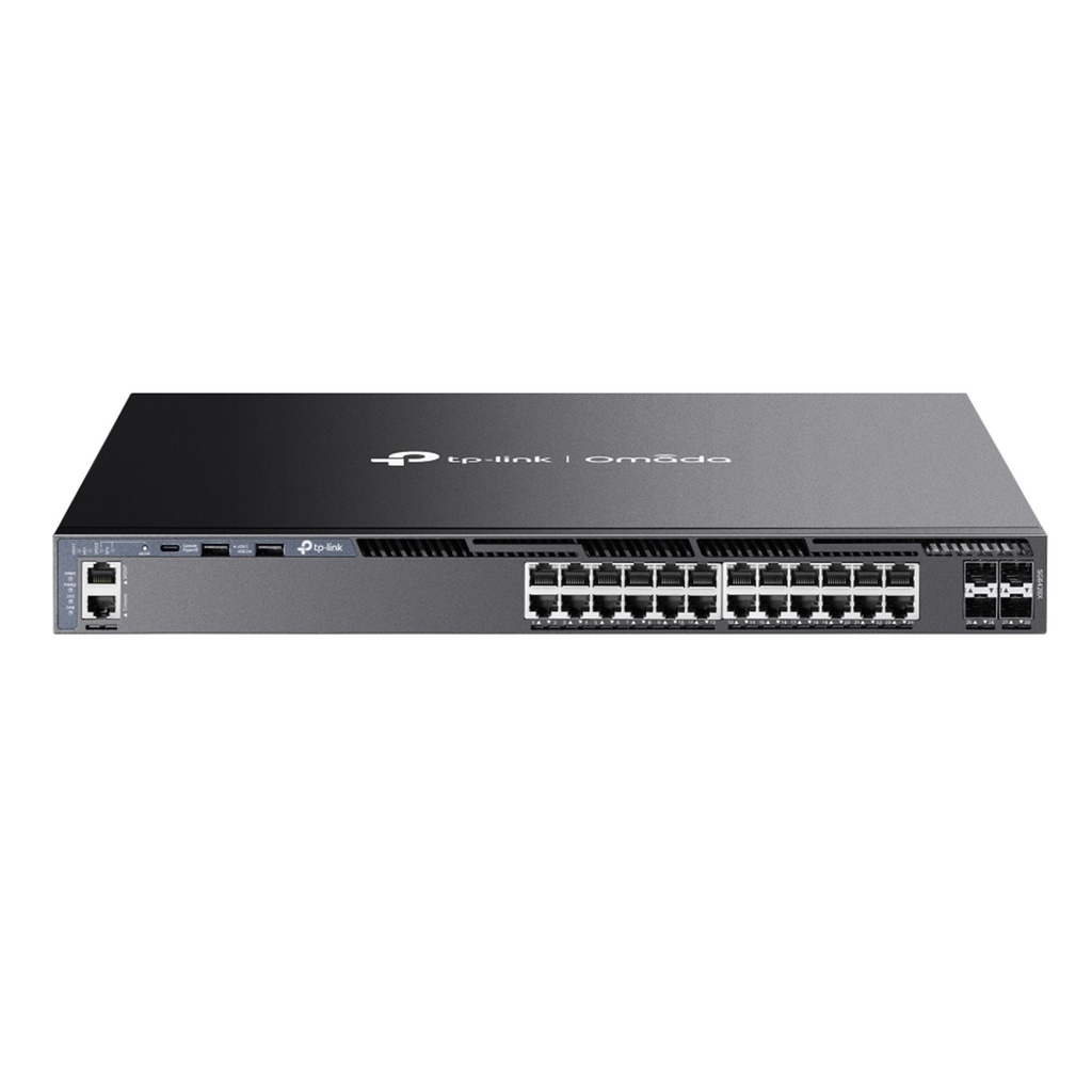 [SG6428X] TP-Link - Switch L3 Stackable de 24 Puertos Gigabit y 4 Puertos a 10G [Omada]