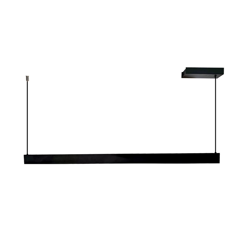 [S-EXCALIBUR-C-N] Lucerna - Lampara Colgante Negra 36W  3 Tonos de Luz 3k - 4k - 6k inferiror y superior 