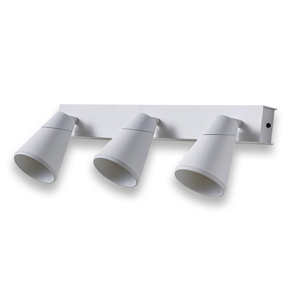 [S-VULCANO-A-B-3] Lucerna - Lampara tipo Aplique Negra 36W tres focos 3 Tonos de Luz 3k - 4k - 6k