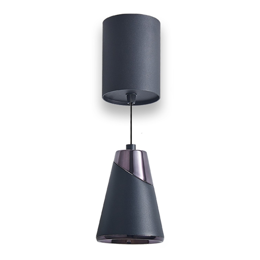 [S-VULCANO-C-B] Lucerna - Lampara Colgante Ajustable Blanca 12W 3 Tonos de Luz 3k - 4k - 6k