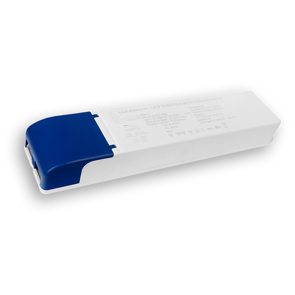 [DRIVER-3W-60W-E] Lucerna - Driver de EmeRGEncia 3W-60w ideal para panel led - tubos led - bulbos