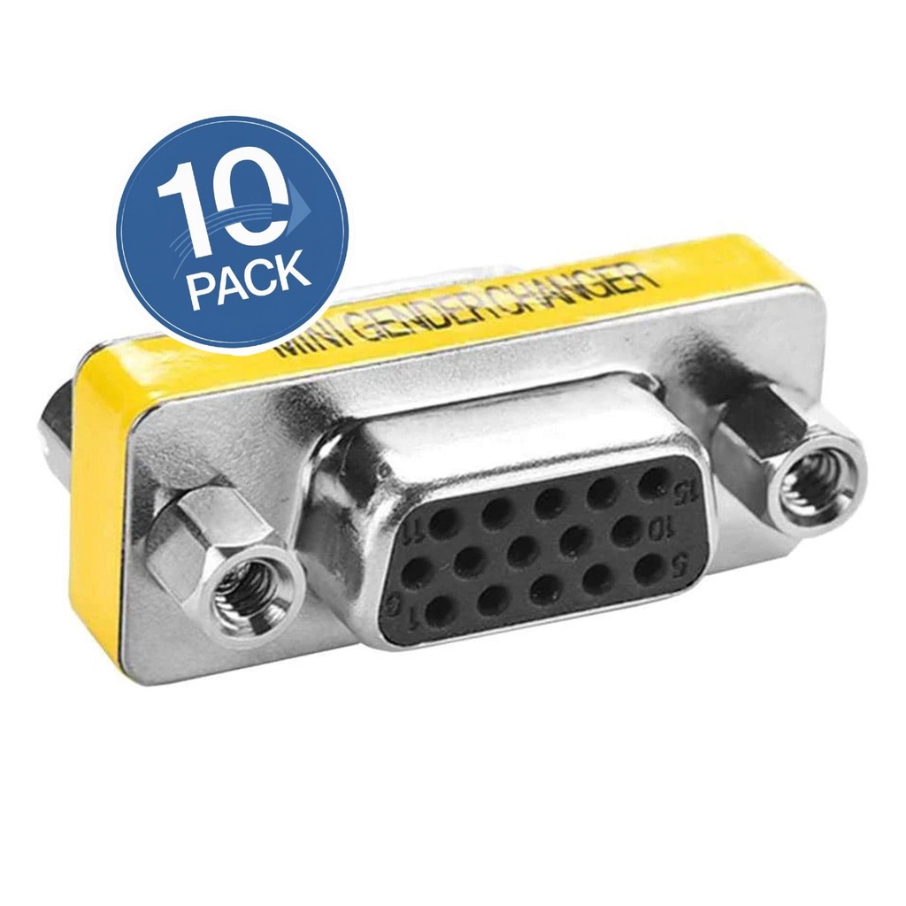 Union VGA-H Doble 15PIN [10 Unidades]