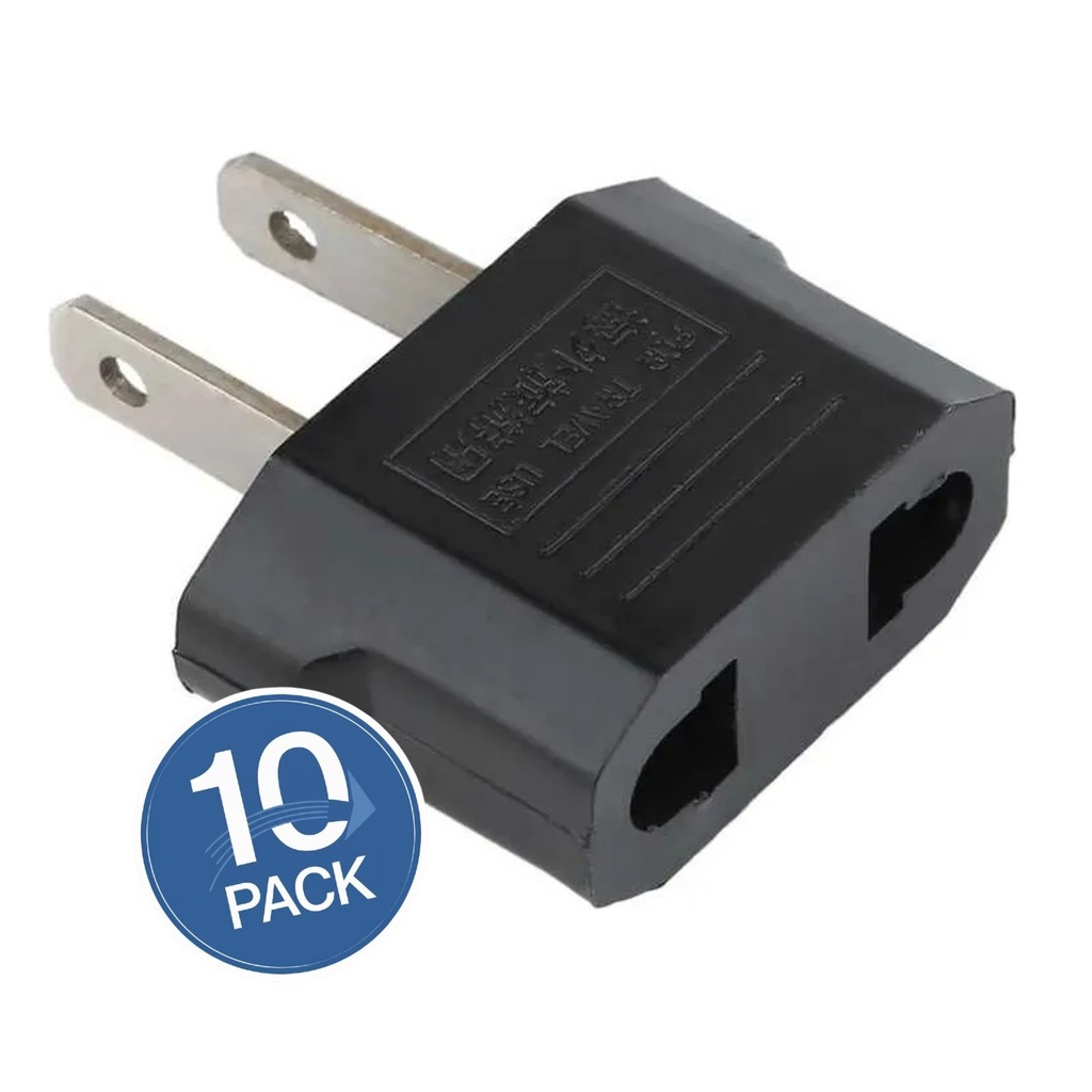 [ADA033-10] Adaptador Europeo a Americano [10 Unidades]