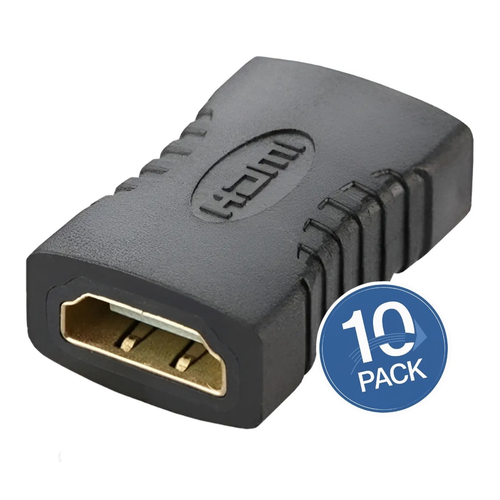 [ADA008-10] Union HDMI Hembra Doble [10 Unidades]