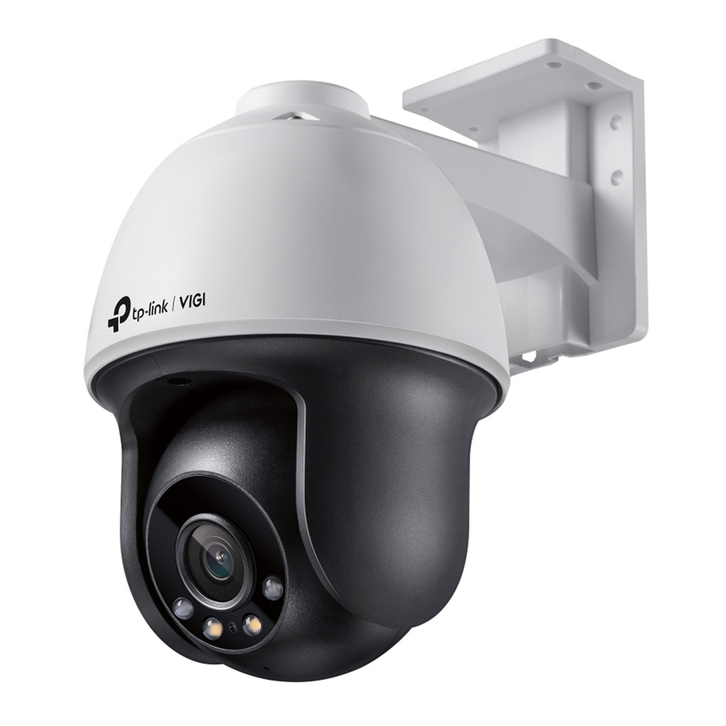 [C540-4] Vigi by TP-Link - Cámara IP PT Alta Definición [4Mp] Full Color con Audio PoE y 12V IP66 [Lente 4mm]