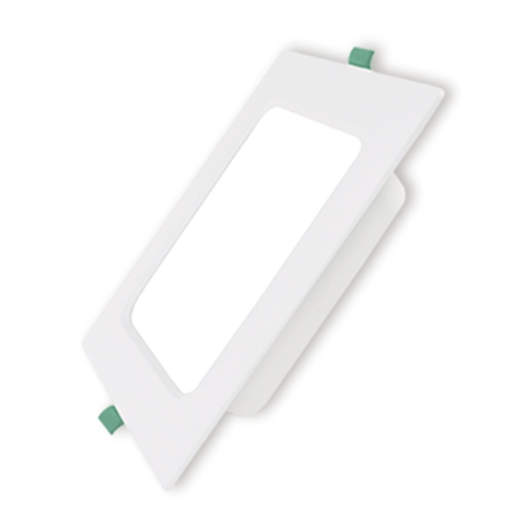 [820CCL-3CCT] Lucerna - Lampara Panel Driver/Integrado LED Compact Lumen 20W 8" 3K 4K 65K Tres tonos Cuadrada Empotrar 1900lm