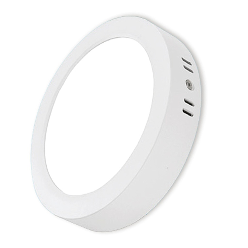 [818SCL-3CCT] Lucerna - Lampara Panel Driver/Integrado LED Compact Lumen 18W 8" 3K 4K 65K Tres tonos Redonda Superficial 1710lm