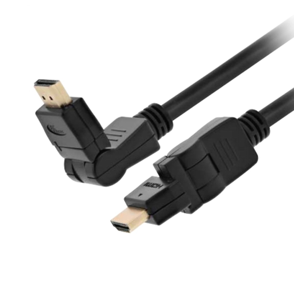 [XTC610] Xtech - Cable HDMI Giratorio Macho Doble