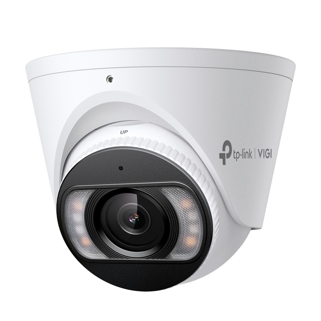 [C445-2.8] Vigi by TP-Link - Cámara IP Alta Definición [4Mp] Tipo Turret Full Color con Audio PoE y 12V IP67 [Lente 2.8mm]