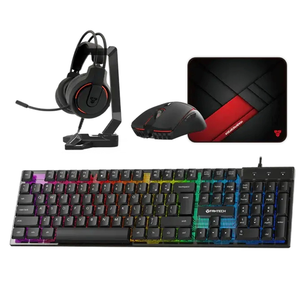 [P51] Fantech - Teclado+Mouse 5 en 1 Gaming