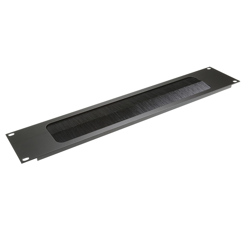 [STC-R-BP-2U] STC - Panel Organizador Pasa Cables de Cepillo 2U 19"