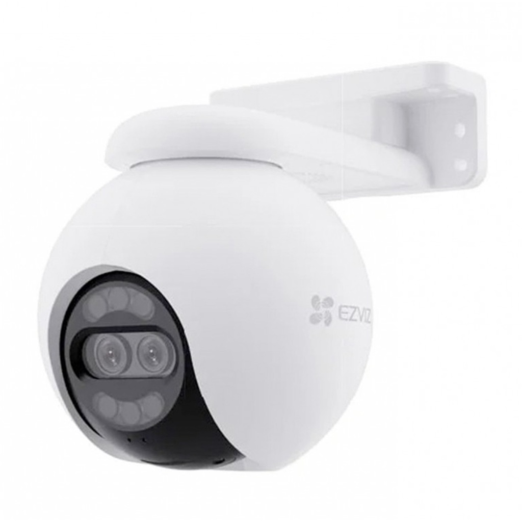 [CS-H80x-R100-8G82WKFL] Ezviz - Cámara Domo IP PT Inalambrica HD Doble Lente [8MP] + [2MP] WiFi Rotatoria Exterior/Interior [Serie H]