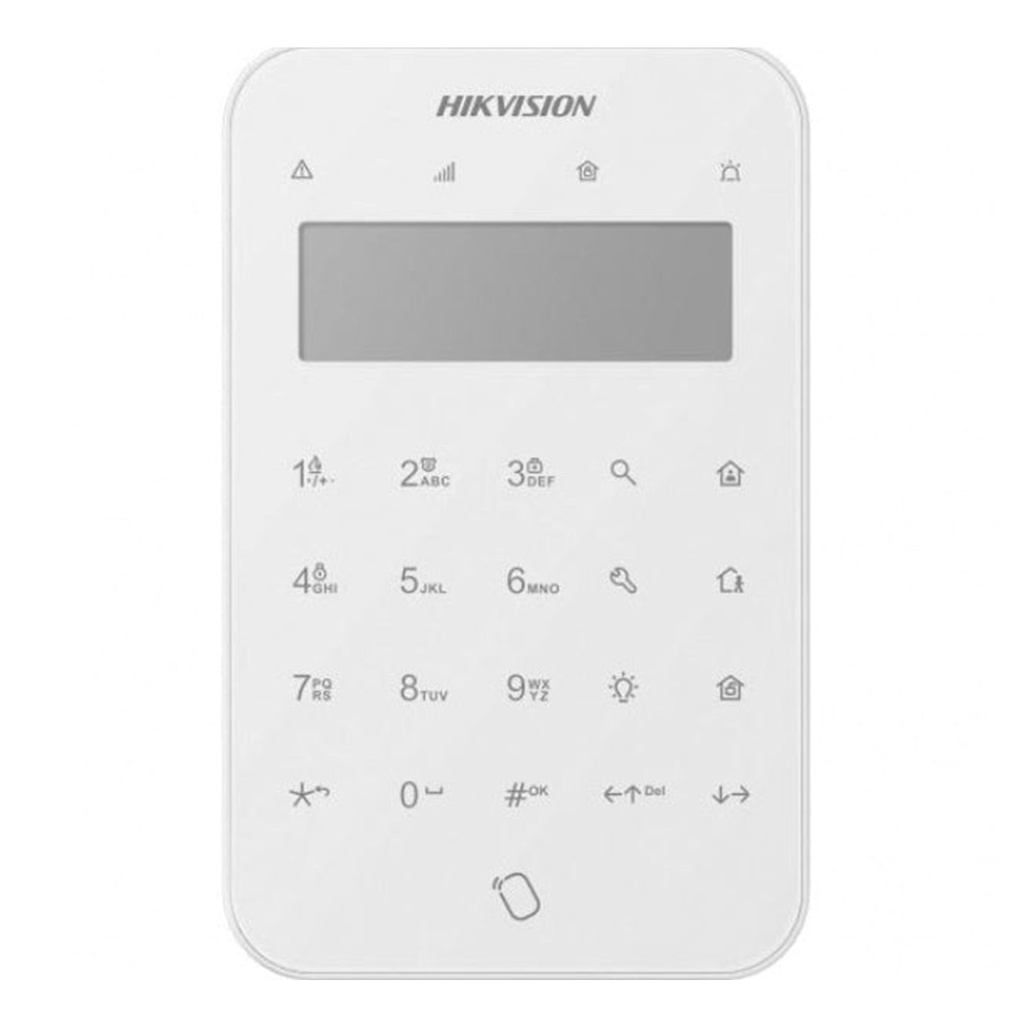 [DS-PK1-LT-WB] Hikvision - Teclado Inalámbrico LED