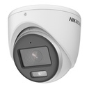 [DS-2CE70DF0T-MFS(2.8mm)] Hikvision - Cámara HD Domo ColorVU Dual Ligth con Audio 1080P [2MP] Lente 2.8mm [Metalico]