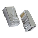 [ACC-CON-RJ45CAT6-B-1] Wireplus - Conector RJ45 Categoria 6 Blindado [Unidad]