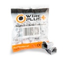 [WP-BTRJ-WHITE] Wireplus - Botas Protectoras RJ45 Color Blanco [100 Unidades]
