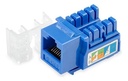 [WP-KRJ-C6BLUE] Wireplus  - Conector Keystone Jack Coupler RJ-45 Categoria 6 Azul [Unidad]