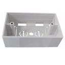 [WP-GJTN-SUP-4X2-1UND] Wireplus - Cajetin Superficial 4x2 Color Blanco [Unidad]