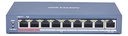 [DS-3E0109P-E/M] Hikvision - Switch POE 8 Puertos a 10/100 Mbps + 1 Puerto Uplink
