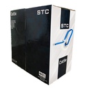 [STC-CAT5E-305B] STC- Cable UTP Categoria 5E CCA Interior Azul [Caja 305 Metros]