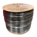 [STC-CAT5EXT-305] STC- Cable UTP Categoria 5E CCA Exterior Negro [Bobina 305 Metros]