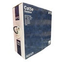 [STC-CAT5EXT-100] STC- Cable UTP Categoria 5E CCA Exterior Negro [Caja 100 Metros]