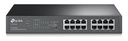 [TL-SG1016PE] TP-Link - Switch Easy Smart de 16 Puertos Gigabit con 8 Puertos POE Rackeable