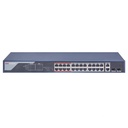 [DS-3E0326P-E] Hikvision - Switch POE 24 Puertos 10/100 Mbps + 2 Gigabit Combos
