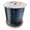 [WPF-CAB-FTTH-2C-2KM] Wireplus - Cable Drop Outdoor de Fibra Optica FTTH 2 Hilos FRP G657A2 [Bobina 2000 Metros]