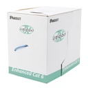 [PUL6004BU-FE] Panduit - Cable UTP Categoria 6 100% Cobre Interior Azul LSZH-1 23 AWG Pan-Net [Caja 305 Metros]