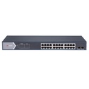 [DS-3E0526P-E/M] Hikvision - Switch POE 24 Puertos Gigabit + 2 Puertos Uplink